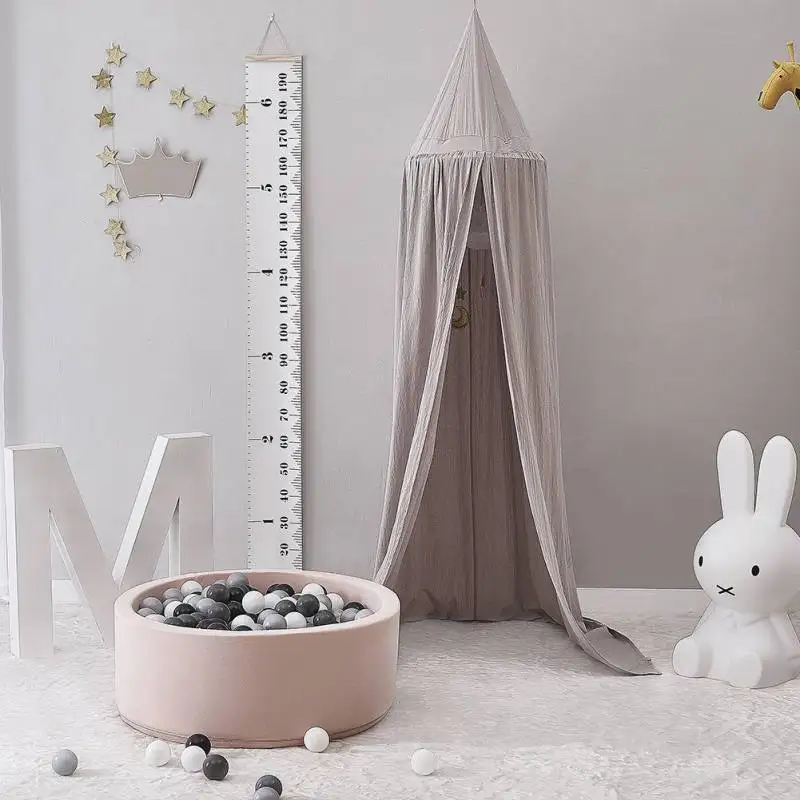 

Girls Princess Bed Round Valance Mosquito Cotton Room Bed control Net Pest Canopy Canopies Kids Reject Decoration Baby