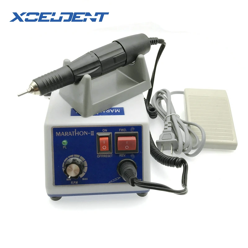 

1set Dental Lab Electric Micro Motor Machine Dentist Dental Lab Drilling Machine N3 110V/220V+204 Series Micromotor Handpiece