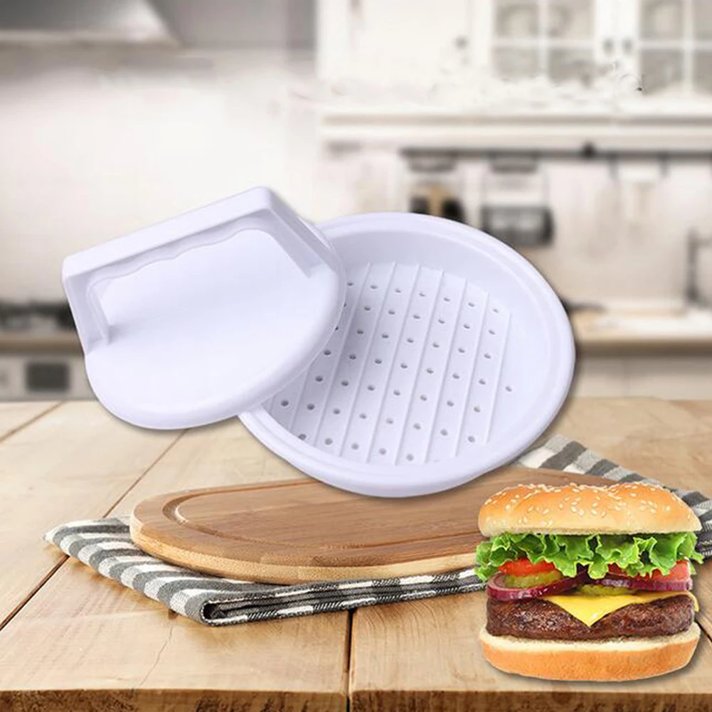 Plastic Meat Press Tool Burger Press Hamburger Maker Mold Easy Release Beef Hamburger Patty Press For Grill Accessories Set