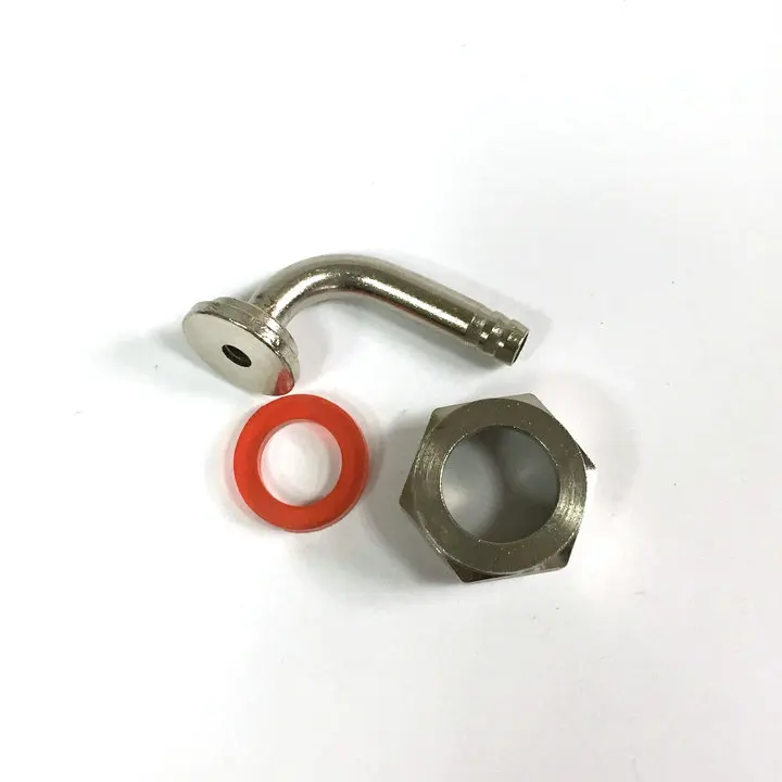 

Kegging Hardware Draft Beer Coupler Connectors Tail Piece Elbow + Hex Nut + Gasket