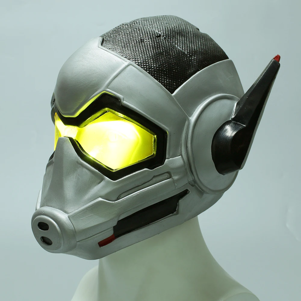 Movie Antman 2 Antman and the ОСА шлем Led латексная маска для косплея антман Скотт Лэнг маска ОСП Хоуп Ван дына маска на Хэллоуин