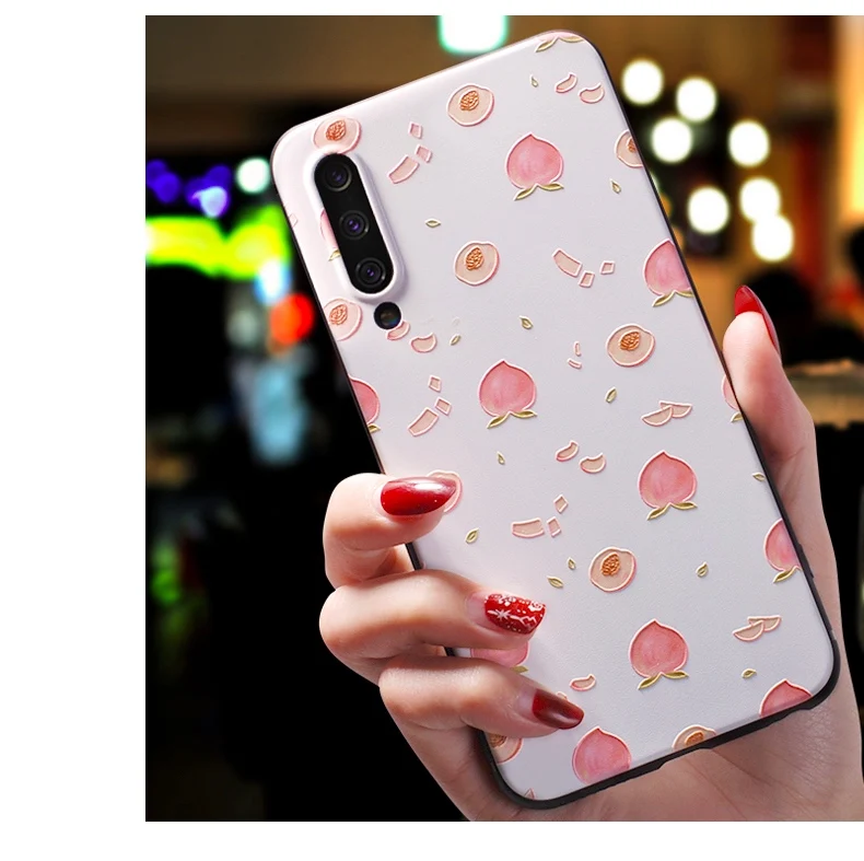 Kawaii Peach Girl чехол для телефона Xiaomi 8 8se 9 9se роскошный защитный чехол для телефона Xiaomi 8 Youth Прекрасный чехол для телефона