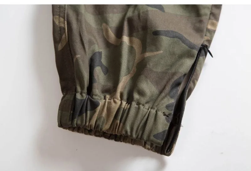 com bolsos grandes 28-46, calça clássica do exército hip-hop dos homens