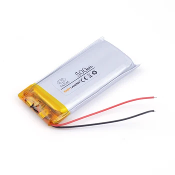 

Polymer 642046 500maH Bluetooth audio smart home video security doorbell lithium battery factory direct 3D glasses Smart watch