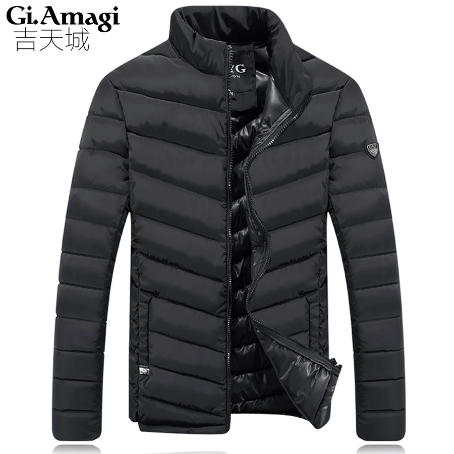 Mens Winter Coat 2016 Hot Sale Men Winter Splicing Cotton Padded Coat Jacket Winter Plus Size ...