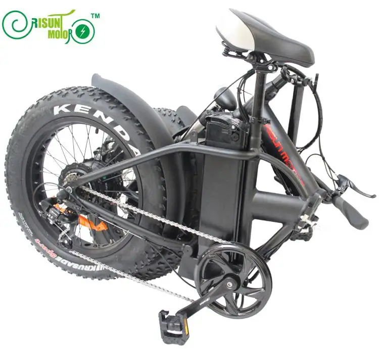 Flash Deal EU DUTY FREE ConhisMotor Bafang 8Fun 48V 500W Hub Motor 20" Mini Folding Ebike Fat Tire Electric Bike 12.5AH Lithium Battery BMS 6