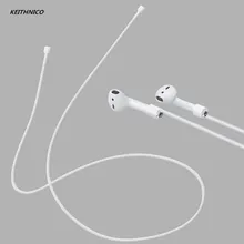 KEITHNICO 2 шт. Silione airpods ремешок безопасный провод Кабельный разъем Держатель Анти-потеря шейный ремешок для Ipone 7/7 plus Air Pods