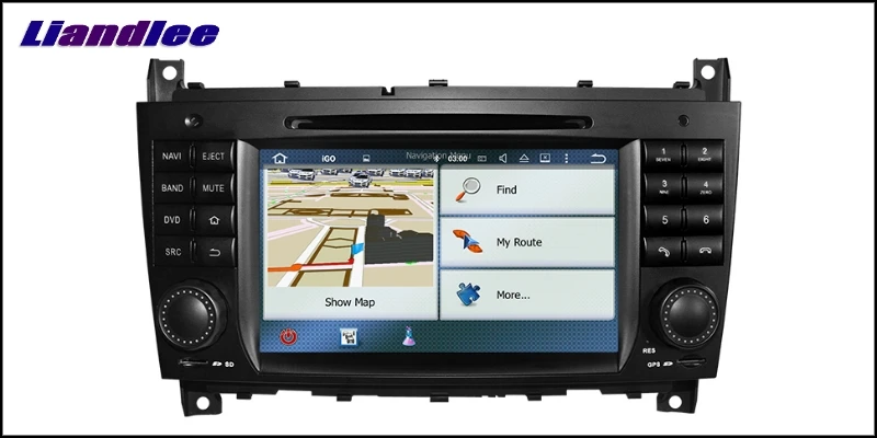 Top Liandlee Car Multimedia Player NAVI For Mercedes Benz C 55 W203 MB 2004~2007 Touch Screen System Radio DVD Stereo GPS Navigation 4