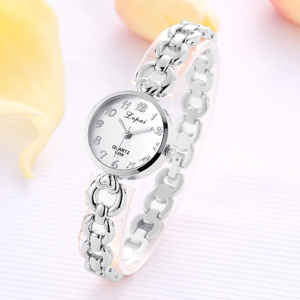 Модные женские часы-браслет для девочек, Кварцевые женские наручные часы из сплава, роскошные элегантные часы, подарок, reloj mujer Relogio Feminino* Y