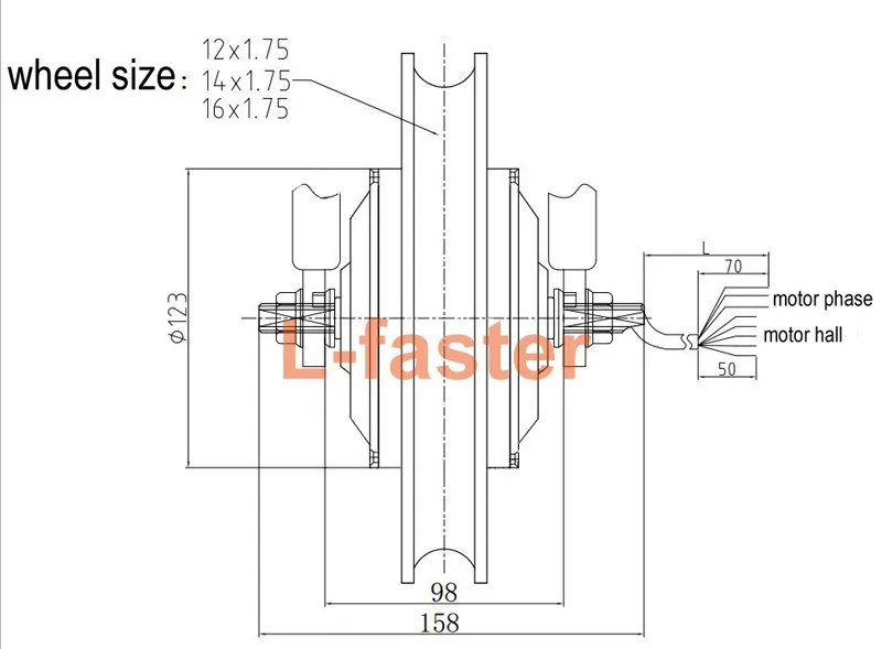 Clearance 24V 36V 250W Electric Mini Bicycle Wheel Motor Electric Scooter Hub Motor 12 Inch Wheel With Hub Motor 12" Bike Front Wheel 9