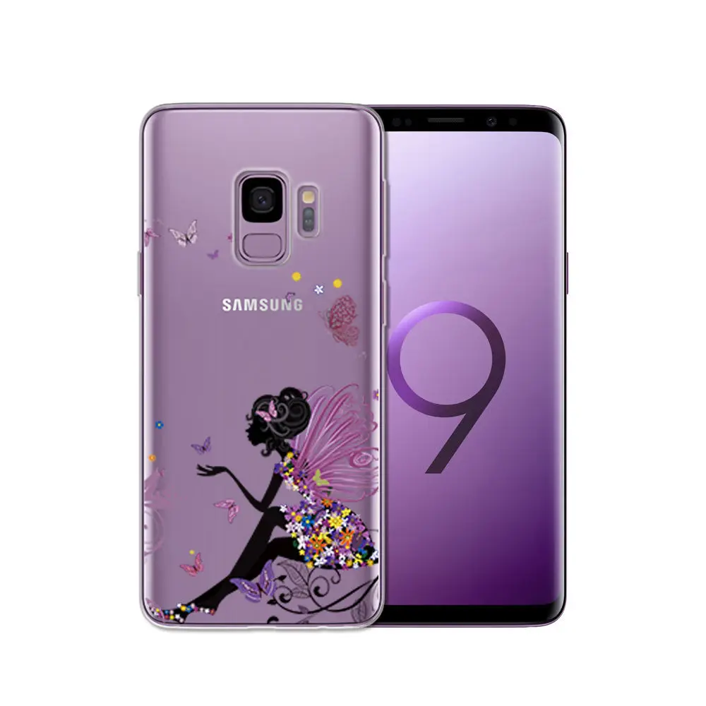 Arvin Silicone Case FOR Samsung Galax s5 S6 S7 S8 Clear Protective case FOR Samsung S6 edge S8 Plus S9 Plus Soft TPU Phone Cover (13)