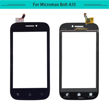 

20pcs/lot Touch for Micromax Bolt A35 Touch Screen Glass Digitizer Touch Panel Replacement Free Shipping