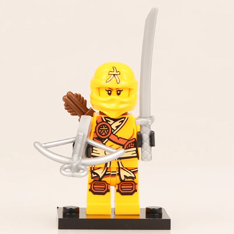 

Single Sale Ninja Action Figure Skylor Cole Titaniun Zane Master Chen Kapau'rai Jay Kai Building Blocks Criffin Turner Minifigs