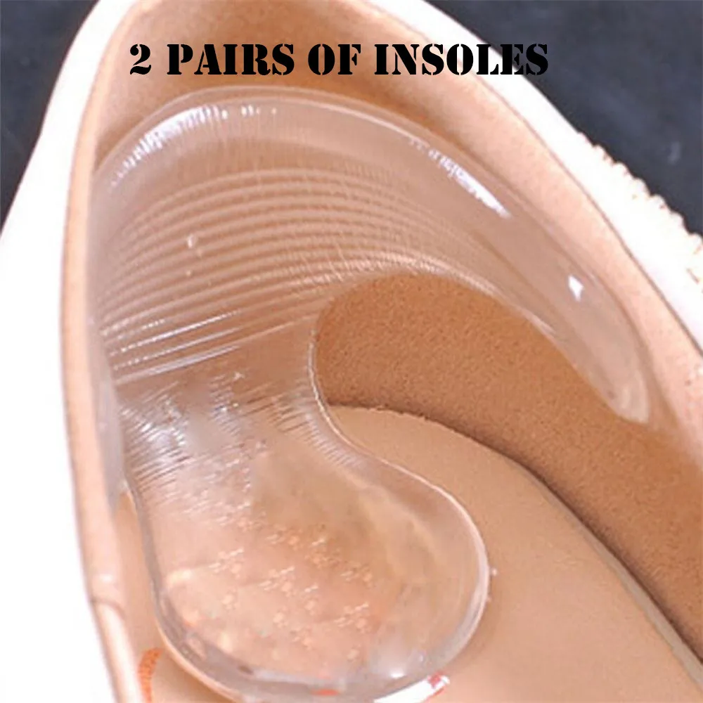 

Medical Silicone Toe Pads Self Adhesive Heel Pads Grips Liners T Shaped Silicone Back Heel Cushion Insoles High Heels Blisters