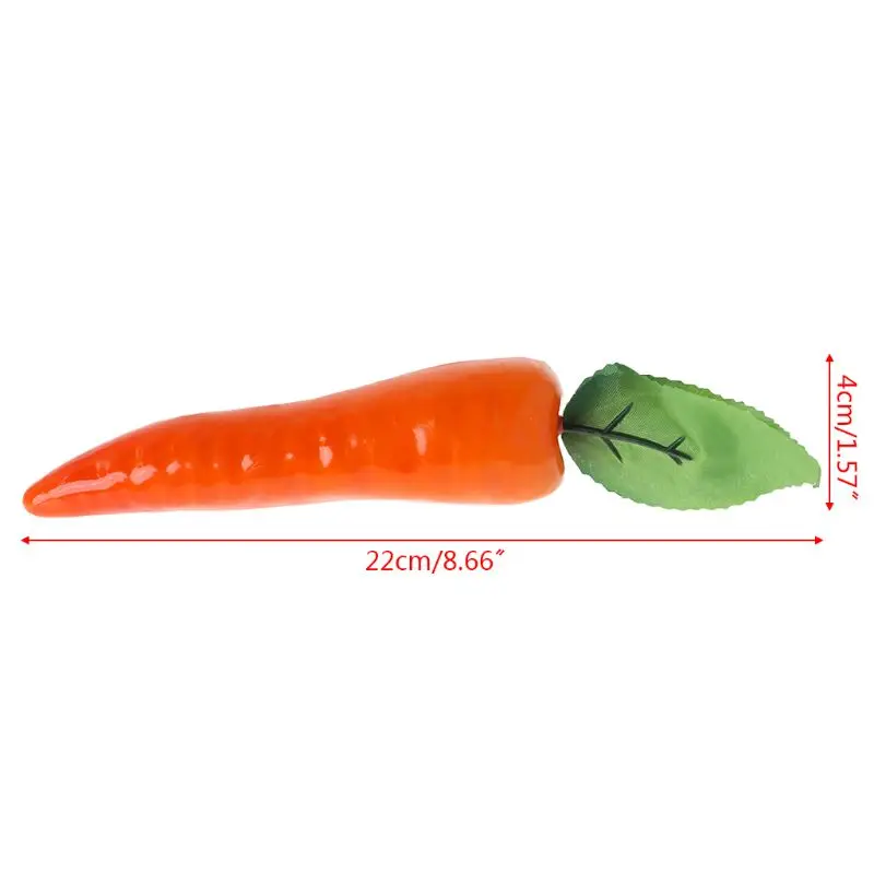 Details about   Lifelike Artificial Carrot Simulation Fake Vegetable Home Best Photo Props V4Y3 