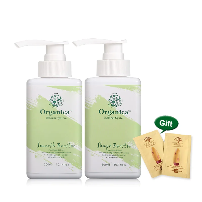

Creative Set 100% Healthy Organic Botanicals Mixed 300ml Without Any Hyde Shape+Smooth Booster Straighten and Smooth Cruly Hair
