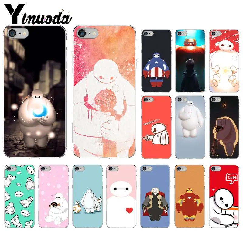 Yinuoda Baymax Большой Герой DIY Окрашенные красивые аксессуары для телефонов Чехол Apple
