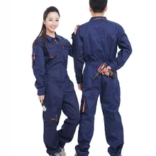 Рабочая одежда для мужчин и женщин, комбинезон с длинным рукавом, высокое качество, Комбинезоны для работника, Ремонтника, машины, авторемонт, сварка, большой размер