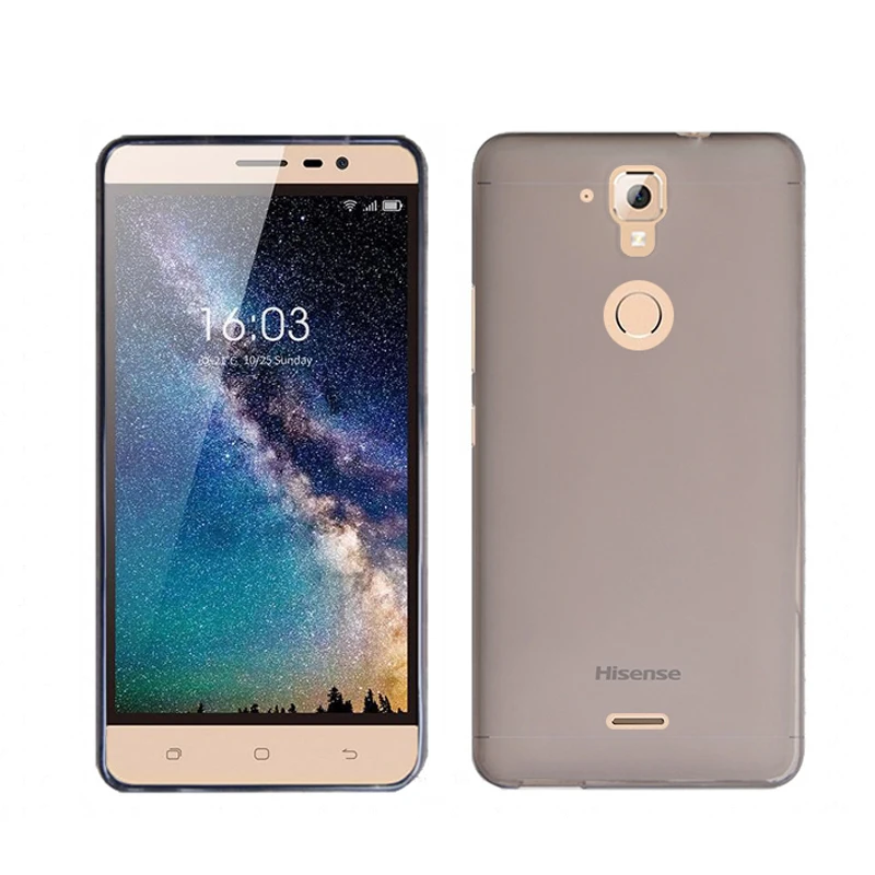 Мобильный телефон Мягкие TPU пудинг Назад Кожи Чехол для Hisense F23 f23m В виде ракушки