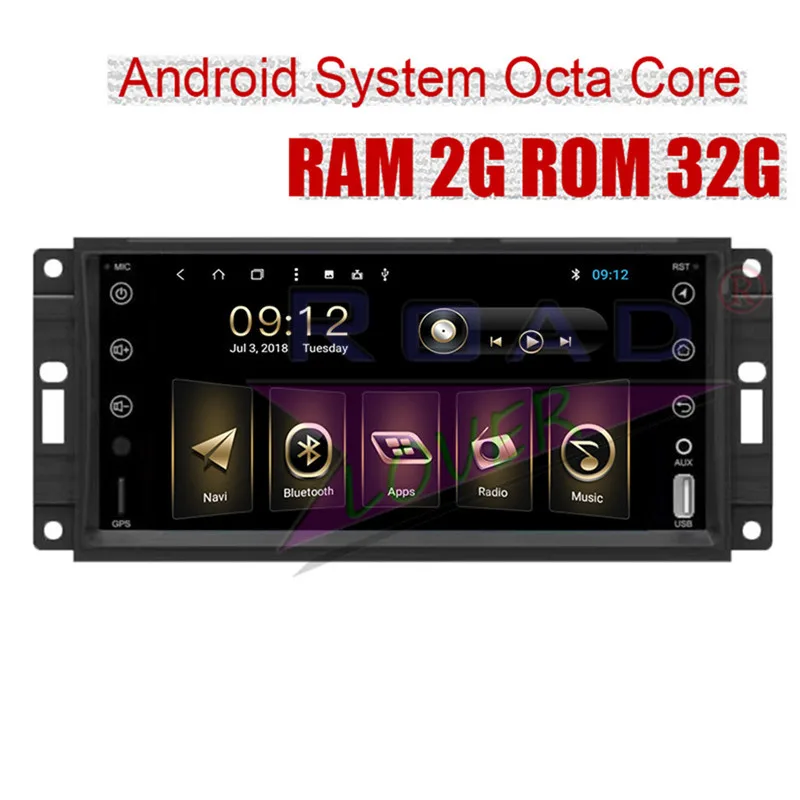 

Roadlover Android 8.1 Car PC Autoradio Player For Jeep Universal Compass Cherokee Wrangler Stereo GPS Navigation Magnitol NO DVD
