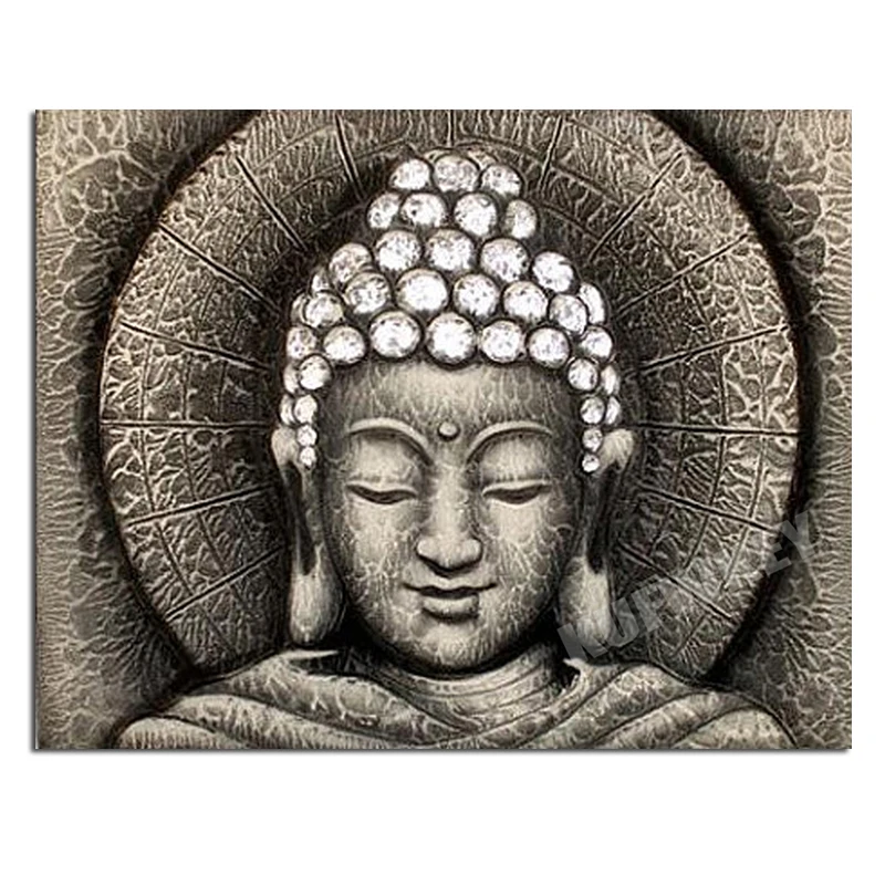 

5d diy diamond embroidery full square diamond painting buddha 3d icon puzzle diamond mosaic stickers handmade wedding decoration