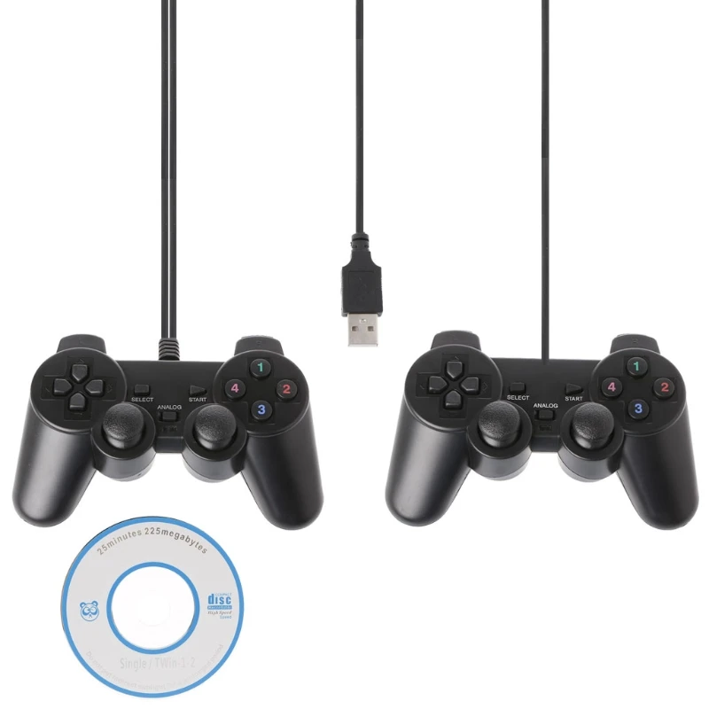 

High Quality USB 2.0 Gamepad Gaming Joystick Wired Game Controller For PC Computer Laptop