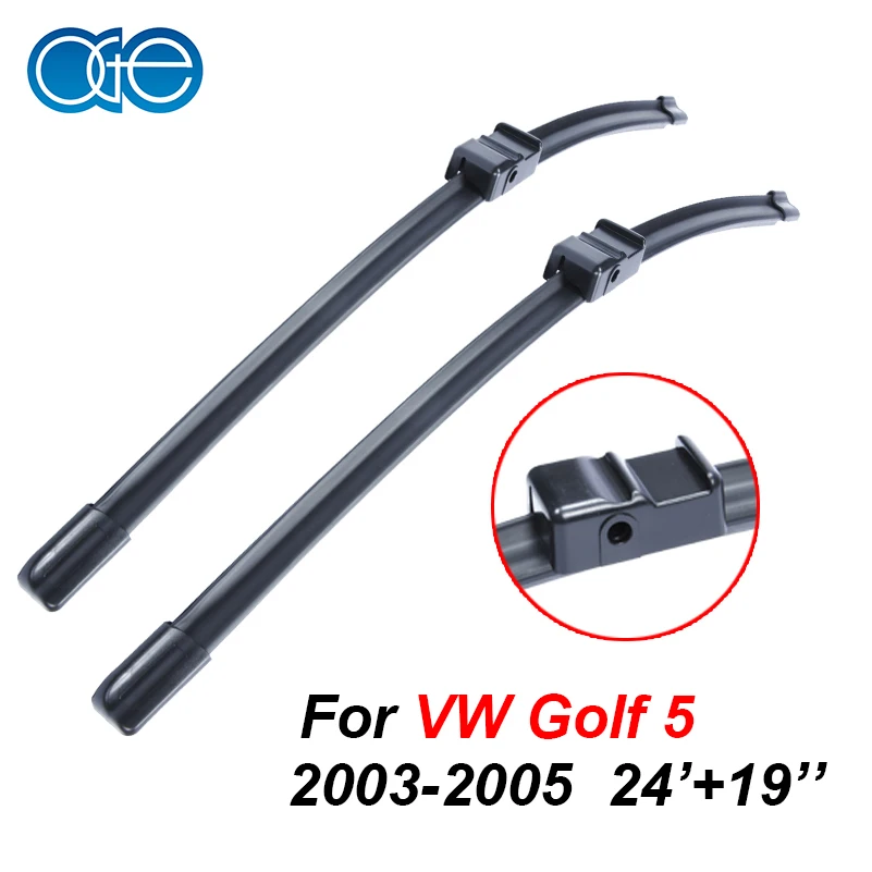 Prix pour OGE Essuie-glaces Pour VW Golf 5 2003 2004 2005 Paire 24 ''+ 19'' Caoutchouc Bracketless Pare-Brise Lames Promotions voiture Accessoires CPA108 Prix pour OGE Essuie-glaces Pour VW Golf 5 2003 2004 2005 Paire 24 ''+ 19'' Caoutchouc Bracketless Pare-Brise Lames Promotions voiture Accessoires CPA108