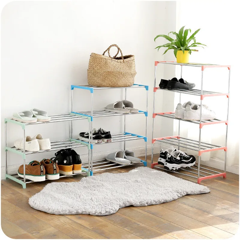 المنزل Deocr خزانة خذاء أحذية رفوف تخزين كبيرة قدرة المنزل الأثاث DIY تثبيت مجلس الوزراء عنبر رف الحذاء