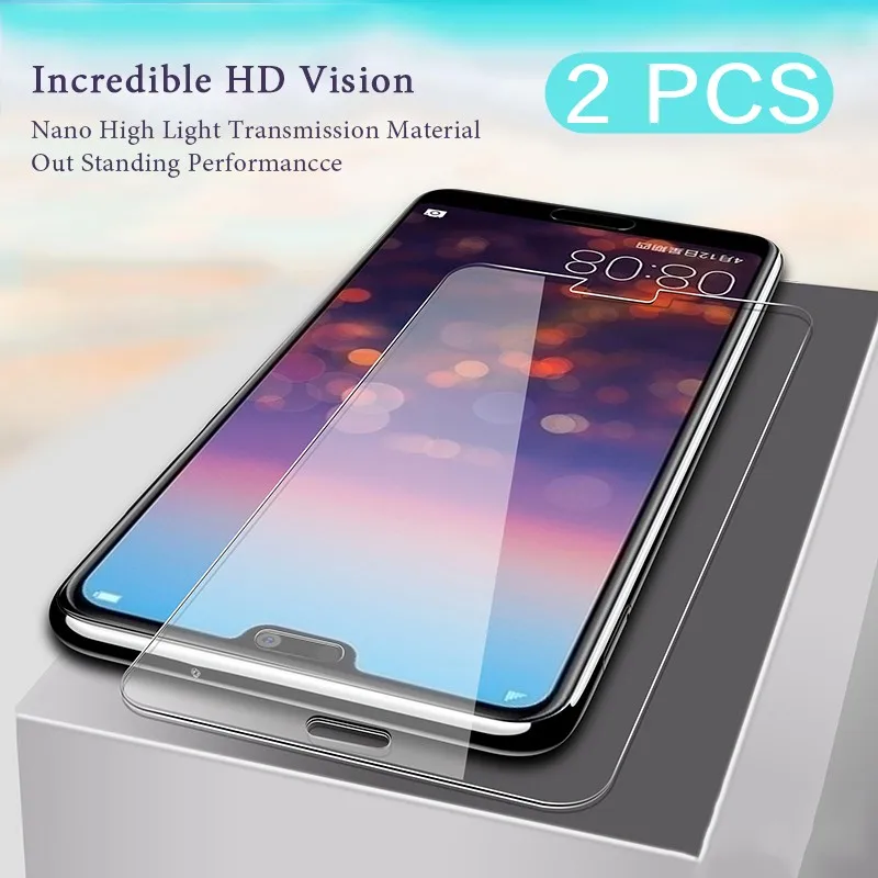 Закаленное стекло 2 шт./лот для Huawei Y9 2019 Y6 Y5 Y7 Prime 2018 Y5II Y6II II Взрывозащищенная защита