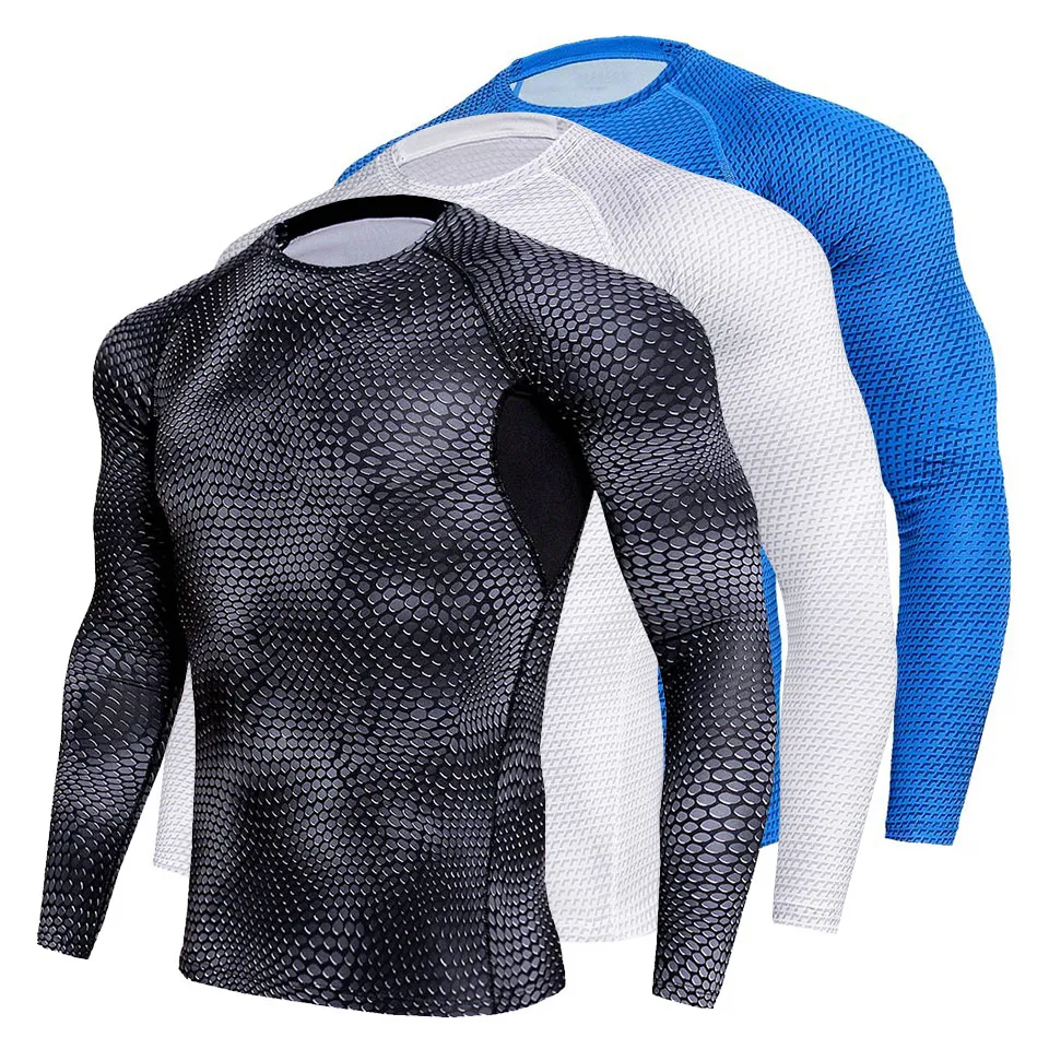 

Compression stretch sports men's shirts quick-drying men's running shoes T-shirt gym fitness clothes jacket sweater clothing