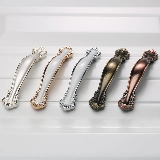 Best Price bowarepro Red/Green Ancient Door Handles Pull Handles Kitchen Wardrobe Cabinet Knobs Drawer Doorknob Furniture 64mm 96mm 128mm Best Price bowarepro Red/Green Ancient Door Handles Pull Handles Kitchen Wardrobe Cabinet Knobs Drawer Doorknob Furniture 64mm 96mm 128mm