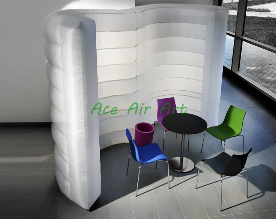 Превосходное качество крупного плана перегородки для стен надувные офис изогнутые стены для выставки дисплей панель доска пенопластик