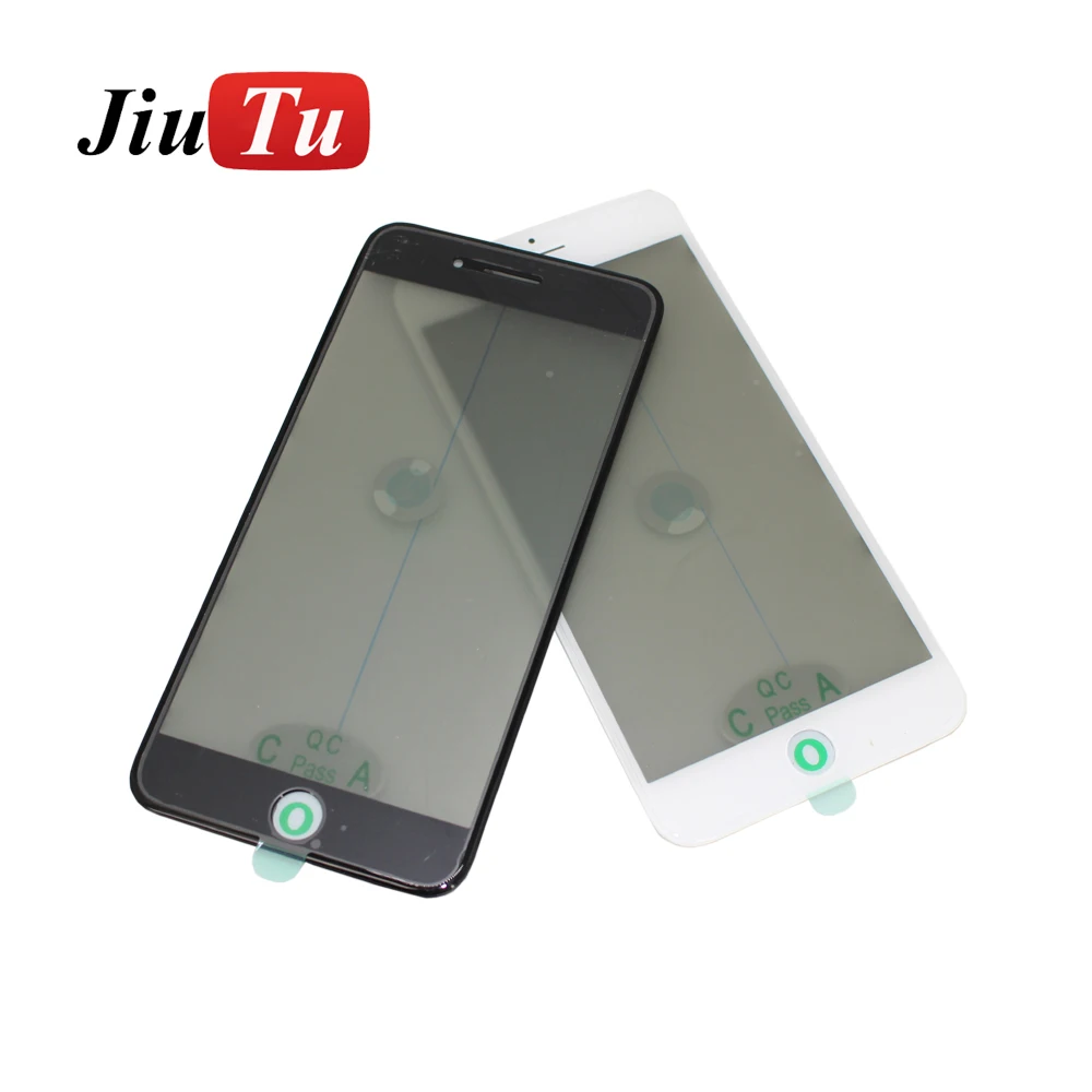 Cold Press OEM Outer Glass with Middle Frame Bezel+OCA+Polarizer For iPhone 8 8plus  Pre-Assembled Refurbishing Parts 10pcs (2)