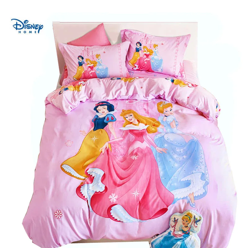 disney snow white 3d bed covers single twin queen size princess pink