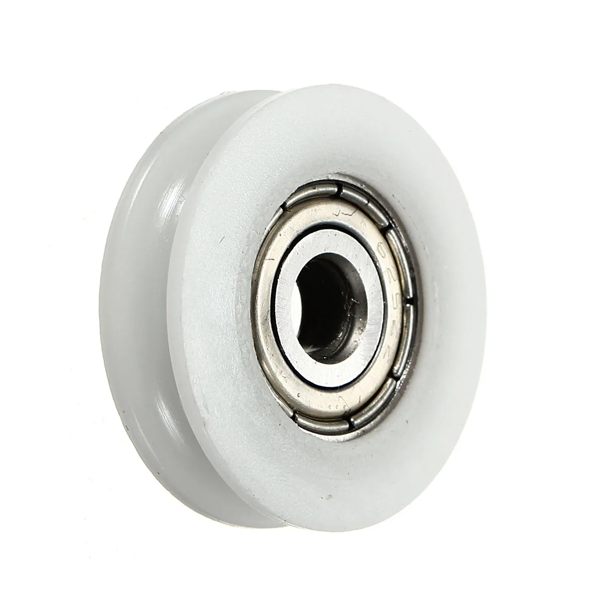 Round Groove Nylon Pulley Wheels Roller High Carbon Steel U Groove