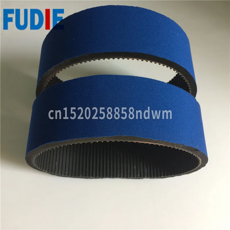 

Labeling machine parts labeling machine blue cloth sponge belt