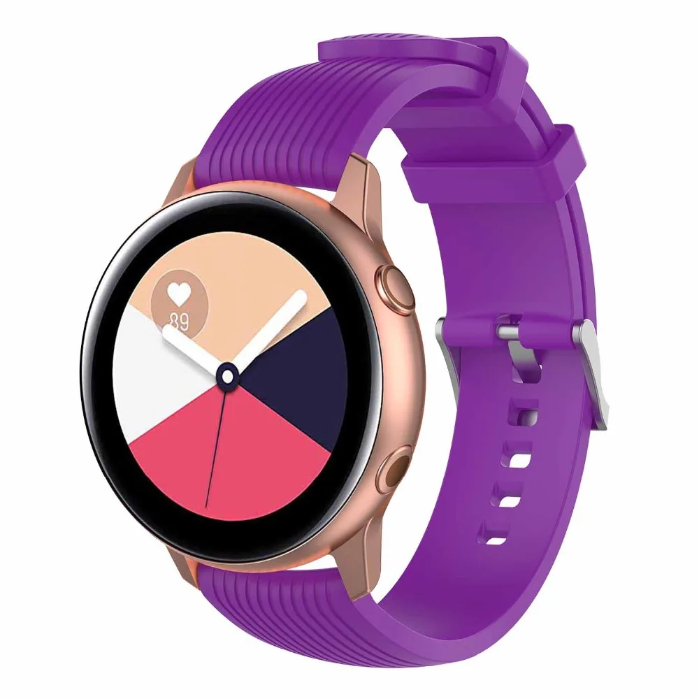 Ремешок силиконовый для смарт часов Xiaomi Amazfit Bip/Stratos Huawei GT/Magic 20/22