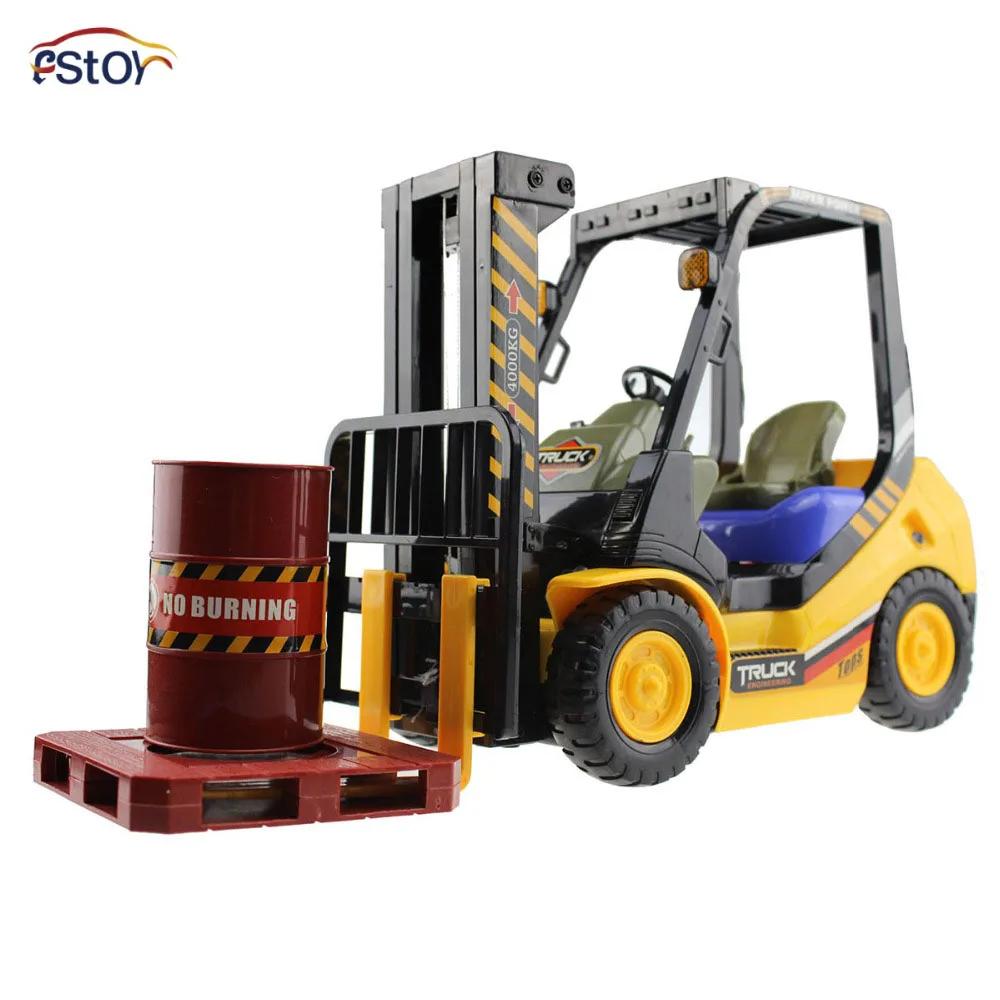 RC Truck Forlift 4WD 6CH Remote Control Fork Shovel Truck Lift Pallets