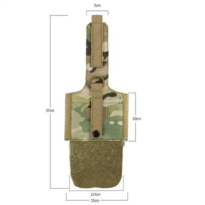 1000D нейлон военный тактический страйкбол Пейнтбол Охота Molle Walkie Collaps сумка бутылка для воды для спорта на открытом воздухе журнал сумка