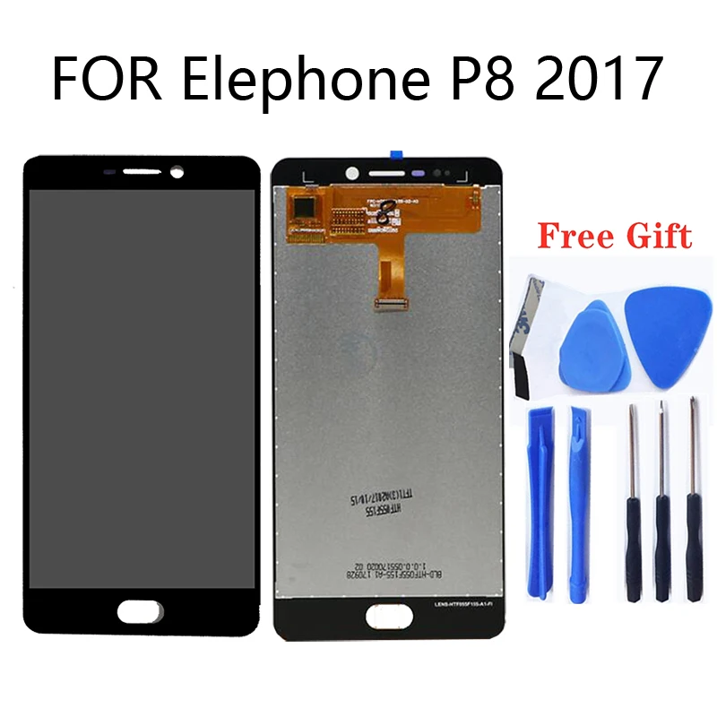 5 &quotЖК дисплей для Elephone P8 2017 ЖК сенсорный экран дигитайзер Входная деталь
