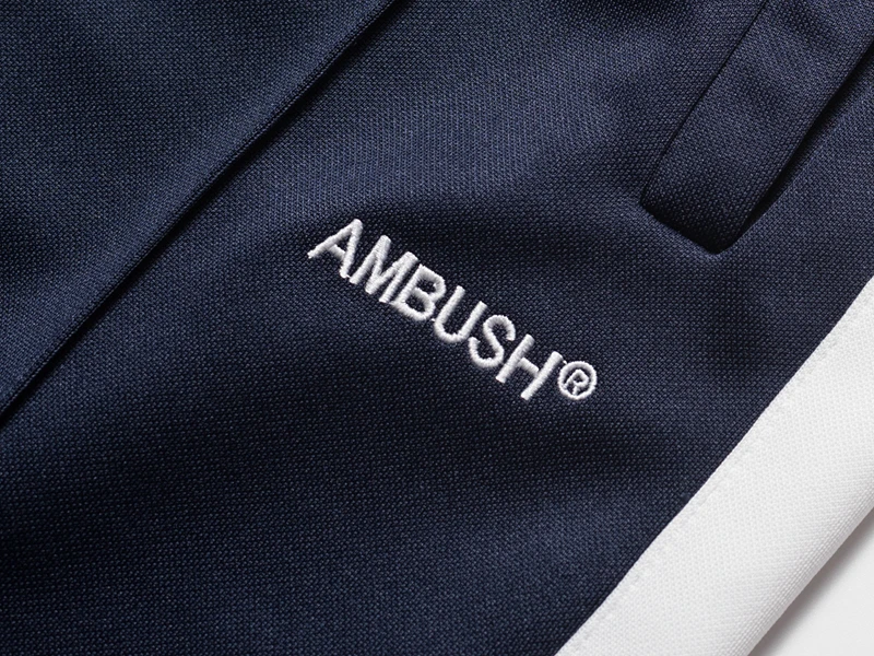 Ambush Sweatpants Embroidery Logo Striped Elastic Pants Blue Red Black Men Women Casual Dress Ambush Pants Ambush Sweatpants Embroidery Logo Striped Elastic Pants Blue Red Black Men Women Casual Dress Ambush Pants