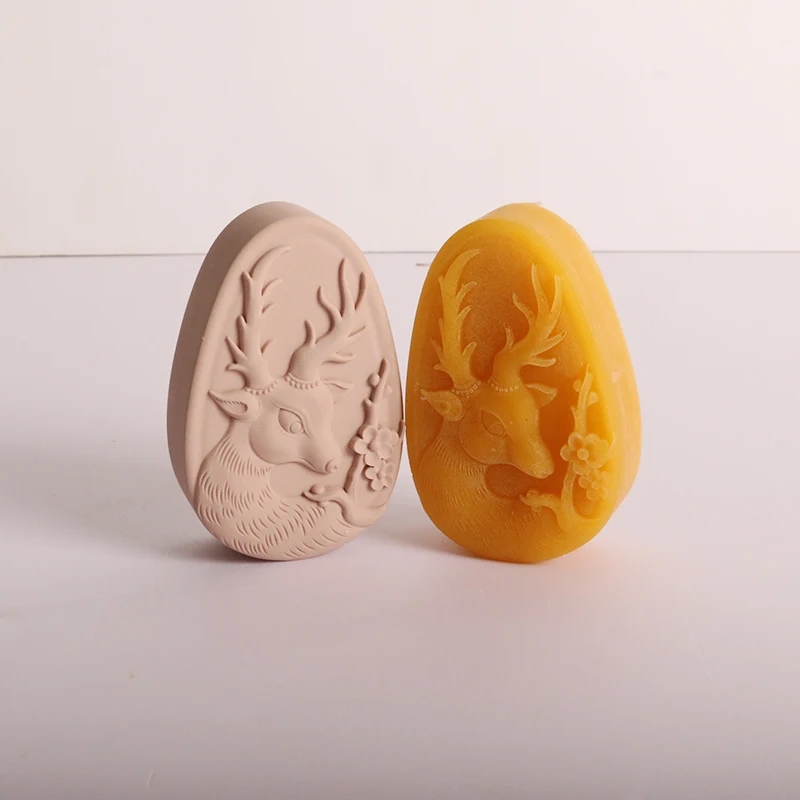 DIY sika олень шаблон мыло силиконовые формы пластырь для ароматерапии ручной формы для глины