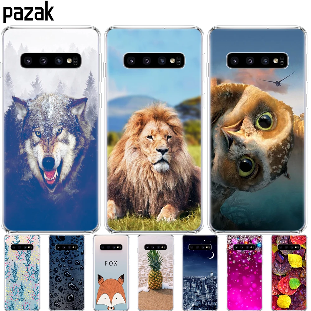 

For Samsung Galaxy S10 Case S10Plus Silicone soft TPU Cover Phone S10 E Case On For Samsung S10 Plus G975F S 10 SM-G973F coque