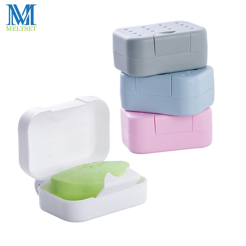 

Environment Bathroom Soap Box Eco Friendly PP Waterproof Durable Soap Case Bathroom supplies Wholesale