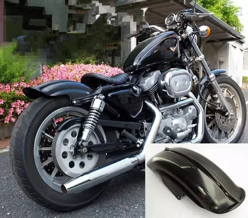 

Moto Accessories Motorcycle Rear Mudguard Fender For Sportster Solo Bobber Chopper Cafe Racer 883 883R 1200 1994 - 2003