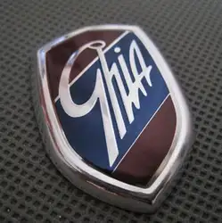 Ghia emblem, ghia Роскошные Эмблемы стикер, кузова автомобиля стикер для ford focus, kuga, ecosport, бесплатная доставка