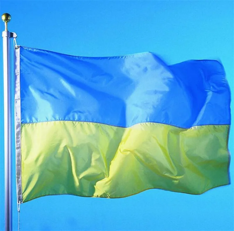 3x5 футов большой национальный флаг Украины домашний декор полиэстер украинский