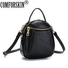 COMFORSKIN, Новое поступление, сумки-мессенджеры из воловьей кожи,, Bolsas Feminina, модные женские сумки,, женские кожаные сумки