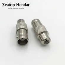 10 шт. BNC гнездовой разъем Jack к RCA гнездовой разъем F/F Jack адаптер муфта для CCTV разъем