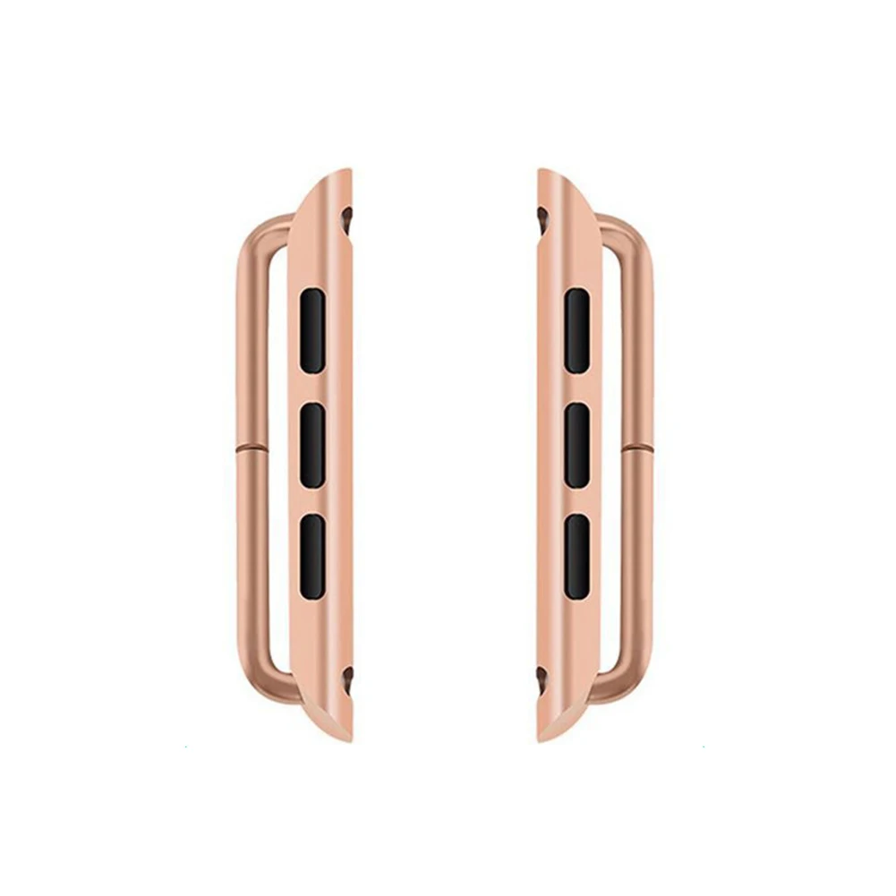 

2PCS Adapter Clasp Strap Band Upgrade Durable Accessories Buckle Replacement Stainless Steel Linker Universal Watch Connector